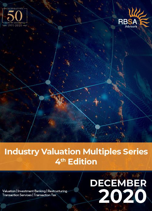 RBSA Advisors - Thumbnail RR Sectorial Valuation Multiples Series Website Inside