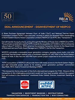 RBSA Advisors - Deal Announcement Neepco