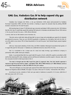 RBSA Advisors - GAIL Gas Vadodara