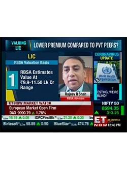 RBSA Advisors - Mr Rajeev with ET Now min
