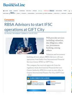 RBSA Advisors - rbsa advisors to start ifsc min