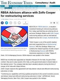 RBSA Advisors - zolfo cooper for restructing min