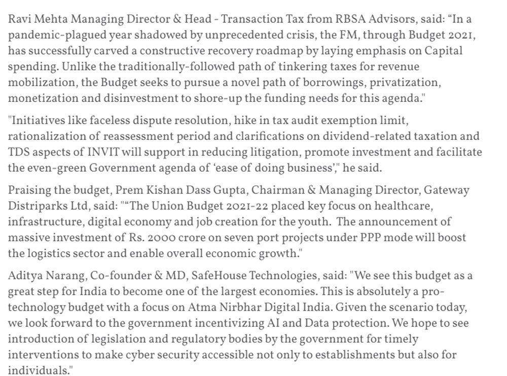 RBSA Advisors - budget 6